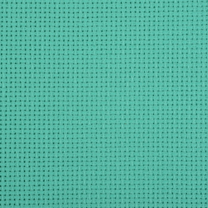 Канва для вышивания средняя №563 (464) (10смх55кл) (100%Хл) шир.150 см цв.бирюзауп.5м