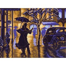 Рисунок на канве МАТРЕНИН ПОСАД арт.28х37 - 1469-1 Танец под дождем