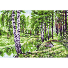Рисунок на канве МАТРЕНИН ПОСАД арт.37х49 - 1228 Летний пейзаж