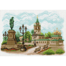 Рисунок на канве МАТРЕНИН ПОСАД арт.37х49 - 1573 Страстной монастырь