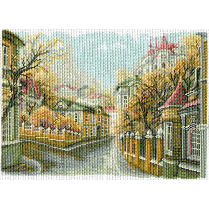 Рисунок на канве МАТРЕНИН ПОСАД арт.37х49 - 1759 Московские улочки. Замоскворечье