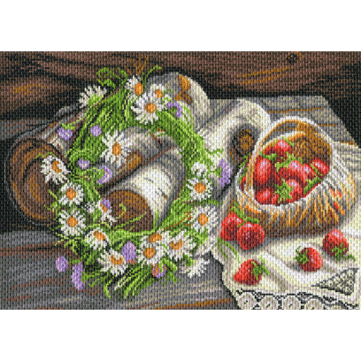 Рисунок на канве МАТРЕНИН ПОСАД арт.37х49 - 1788 Русская деревня