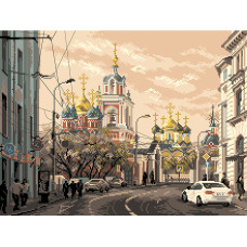Рисунок на канве МАТРЕНИН ПОСАД арт.37х49 - 1801 Москва, ул. Варварка