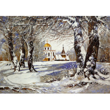 Рисунок на канве МАТРЕНИН ПОСАД арт.37х49 - 1855 Воскресное утро