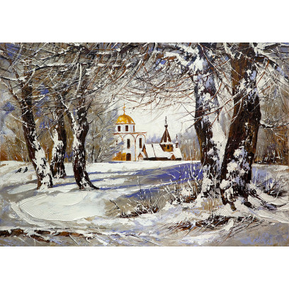 Рисунок на канве МАТРЕНИН ПОСАД арт.37х49 - 1855 Воскресное утро