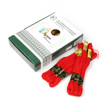 Нитки мулине цв.9224 красный 24х8м С-Пб