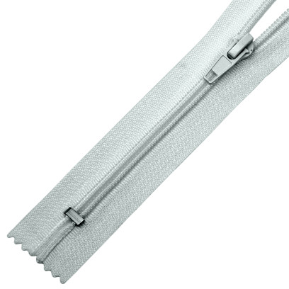Молния MaxZipper пласт. спираль №5-N 18см н/р цв.F314 св.серый уп.50шт