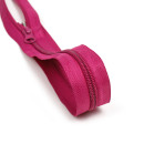 Молния MaxZipper пласт. спираль №5-N 40см цв.S258 яр.фуксия уп.50шт