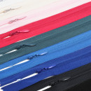 Молния MaxZipper пласт. потайная №3 60см н/р, АССОРТИ № 7 уп.25цв х 2шт
