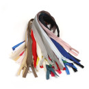 Молния MaxZipper пласт. потайная №3 60см н/р, АССОРТИ № 7 уп.25цв х 2шт