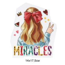 Термотрансфер арт.TBY.1270 Miracles 14х17,5см, уп.10шт