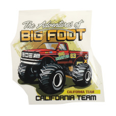 Термотрансфер арт.TBY.1334 Big Foot 18,7х19см, уп.10шт