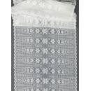 Кружево-стрейч KRUZHEVO арт.TBY.1909 шир.220мм цв.004 белый уп.2,7м