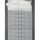 Кружево-стрейч KRUZHEVO арт.TBY.1909 шир.220мм цв.004 белый уп.2,7м