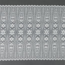 Кружево-стрейч KRUZHEVO арт.TBY.1909 шир.220мм цв.004 белый уп.18м