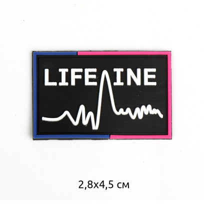 Аппликации пришивные арт.TBY.2402 Life line 2,8х4,5см, уп.20 шт