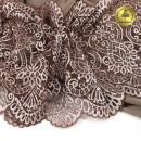 Кружево-стрейч KRUZHEVO арт.TBY.40992 шир.240мм цв.бежевый уп.120м
