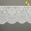 Кружево-стрейч KRUZHEVO арт.TBY.40992PP шир.110мм цв.белый уп.3м