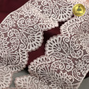 Кружево-стрейч KRUZHEVO арт.TBY.40992PP шир.110мм цв.розовый уп.25м