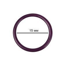 Кольцо для бюстгальтера d15мм металл TBY-57722 цв.S254 сливовое вино, уп.100шт