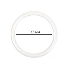 Кольцо для бюстгальтера d18мм металл TBY-57723 цв.F102 сумрачно-белый, уп.100шт