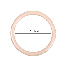 Кольцо для бюстгальтера d18мм металл TBY-57724 цв.S185 серебристый пион, уп.100шт