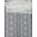 Кружево-стрейч KRUZHEVO арт.TBY.6185 шир.185мм цв.004 белый уп.2,7м