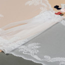Кружево-стрейч KRUZHEVO арт.TBY.8025 шир.230мм цв.1 белый, уп.10м