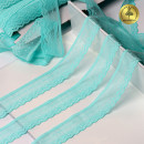 Кружево-стрейч KRUZHEVO арт.TBY.8028 шир.25мм цв.F201 мятный уп.50м