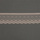 Кружево-стрейч KRUZHEVO арт.TBY.8028 шир.25мм цв.L168 серебристый пион уп.50м