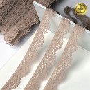 Кружево-стрейч KRUZHEVO арт.TBY.8031 шир.15мм цв.S185 серебристый пион уп.50м
