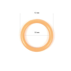 Кольцо для бюстгальтера d10мм пластик TBY-82648 цв.бежевый, уп.100шт