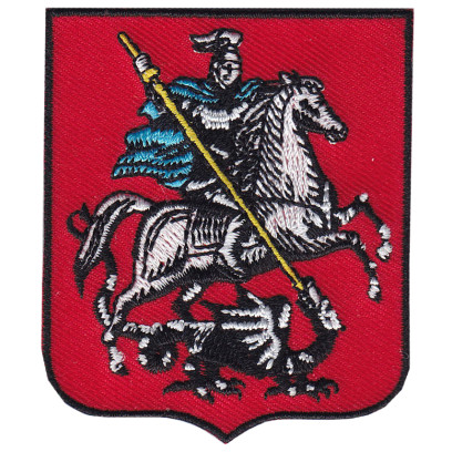 Термоаппликация Герб Москвы арт.TBY.FLAG.7 цв.мульти 60х70мм уп.10шт