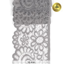 Кружево-стрейч KRUZHEVO арт.TBY.YSTL00839/N шир.90мм цв.L2475 серый уп.25м