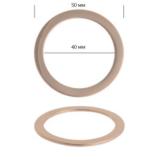 Кольцо металл TBY-2C1071.1 50мм (внутр. 40мм) цв. золото уп. 10шт