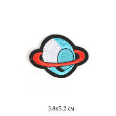 Термоаппликации арт.TBY-2138 Планета 3,8х5,2см 10 шт