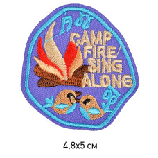 Термоаппликации арт.TBY-2215 Camp Fire 4,8х5см, уп.10шт.