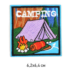 Термоаппликации арт.TBY-2217 Camping 6,2х6,4см, уп.10шт.