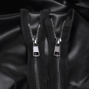 Молния MaxZipper мет. Титан №5 2 замка черный никель 90см цв.F322 черный уп.10 шт