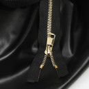 Молния MaxZipper мет. Титан №5 2 замка золото 90см цв.F322 черный уп.10 шт