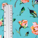 Ткань Шифон-шелк 50 г/м² 100% пэ шир.150 см арт.T.0907.05 цв.лазурный рул.35м