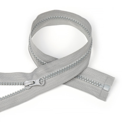 Молния MaxZipper трактор №5 1 замок усил.зв., 80см, цв.S204 серый уп.10шт