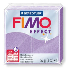 FIMO Effect полимерная глина, запекаемая в печке, уп. 56г цв.перламутровый лиловый, арт.8020-607