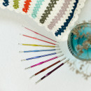 47480 Knit Pro Набор крючков для вязания Zing (крючки - 2мм, 2,5мм, 3мм, 3,5мм, 4мм, 4,5мм, 5мм, 5,5мм, 6мм) алюминий