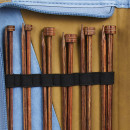 31285 Knit Pro Набор прямых спиц для вязания 35см Ginger (3,5мм, 4мм, 4,5мм, 5мм, 5,5мм, 6мм, 7мм, 8мм, 9мм, 10мм, 12мм), дерево, 11 видов