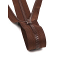 Молния MaxZipper трактор №5 1 замок усил.зв., 70см, цв.F303 коричневый уп.10шт