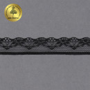 Кружево-трикотаж KRUZHEVO арт.TBY 1669 шир.20мм цв.10 черный, уп.27,4м