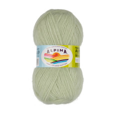 Пряжа ALPINA ALPACA POLLO (80% альпака, 20% акрил) 4х50г/125м цв.06 св.салатовый