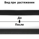 Резинка TBY вязаная Лайт 25мм черный 3,5г рул.50м