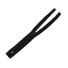 Молния MaxZipper пласт. юбочная №3, п/а 45см, цв.F322 черный уп.100шт